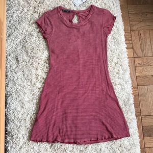 NWT Mango Red and White Stripe Casual Dress